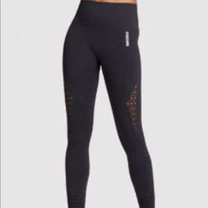 Black Gymshark Energy+ Seamless Leggings